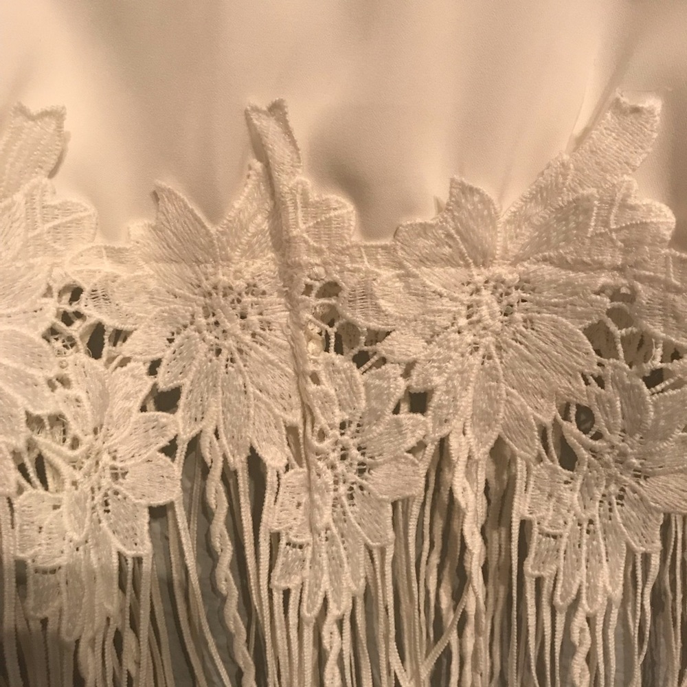 Embroidered Crop Top. - Picture 3 of 4